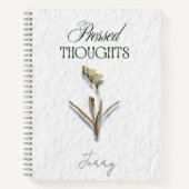 Pressed Thoughts – Poetcore Writing Journal (Devant)