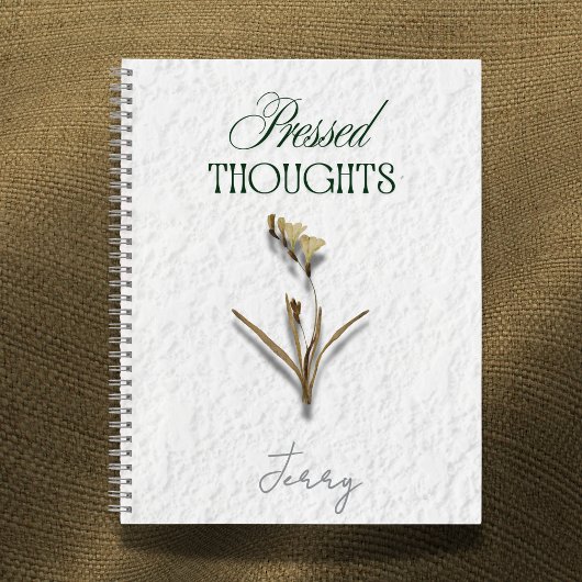 Pressed Thoughts – Poetcore Writing Journal Notitieboek
