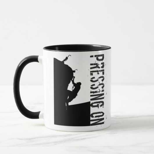 Presser Sur Philippians 3:14 Rock Climber Mug (Gauche)