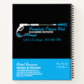 Pressure Washing Water Spray Gun Notitieboek (Achterkant)