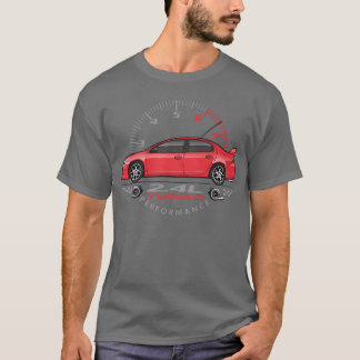 Prestatie Rode Auto grappig T-shirt