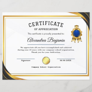 Prestatie Waardeer Certificaat