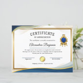 Prestatie Waardeer Certificaat (Staand voorkant)