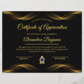 Prestatie Waardeer Certificaat (Voorkant)