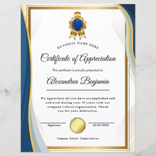 Prestatie Waardeer Certificaat