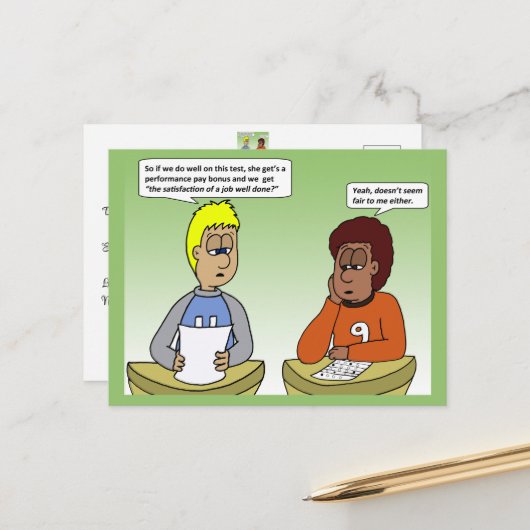 Prestaties Briefkaart betalen (Voorkant / Achterkant in situ)