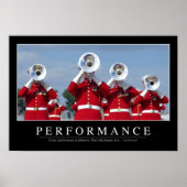 Prestaties: Inspirerend prijsopgave Poster (Voorkant)