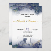 Prestige Wedding Invitation Card Kaart (Voorkant / Achterkant)