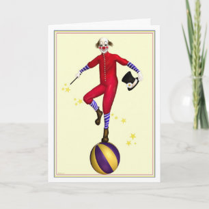 Presto La Carte D'Anniversaire Du Clown