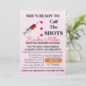 Prêt À Appeler Le Invitation De Diplôme Shots (Debout devant)