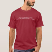 Prêt à apprendre le T-shirt foncé basique (Devant)