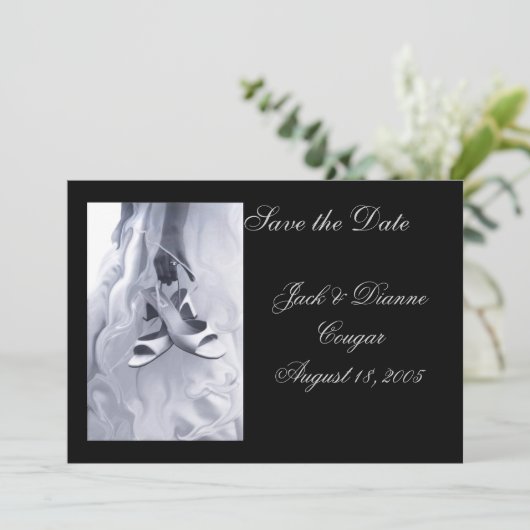 "Prêt à danser" Enregistrer la carte Date (Debout devant)