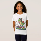 Prêt à Décoller T-Shirt T-Rex Dinosaure Mignon | (Devant entier)