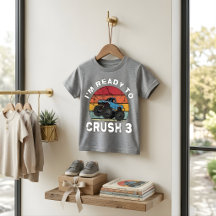 Prêt à Ecraser 3 T-Shirt Anniversaire Monster Truc