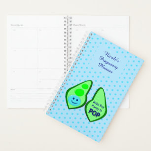 Prêt à faire Pop Baby Boy Blue Pea Grossesse perso