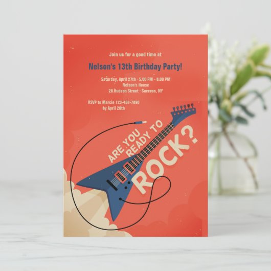 Prêt à lancer une invitation (Debout devant)