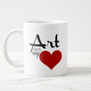 Prêt à personnaliser 20 ounce mug ART DÉMARRE M