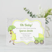 Prêt À Pop Baby shower Invitation Neutral (Debout devant)