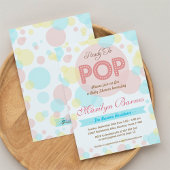 Prêt À Pop Baby shower Party Invitation