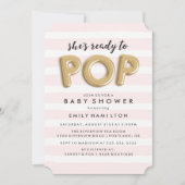Prêt À Pop | Invitation baby shower (Devant)