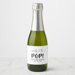 Prêt À Pop Mini Sparkling Étiquette À Bouteille De