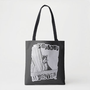 Pret Actieve Parkour Meester Punk Kitty Ontwerp Draagtas