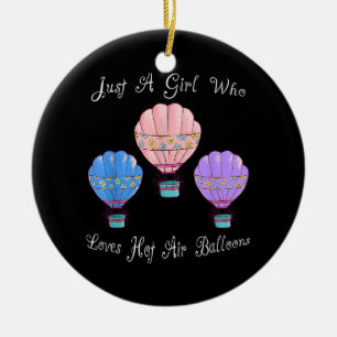 Pret Amusant Heet Lucht Ballon Keramisch Ornament