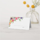 Pret en Kleurrijke Tulpen en Groene Bruiloftsfeest (Voorkant)