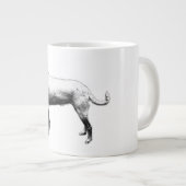 Prêt et convivial Terrier Mélange de café Mug (Devant droit)