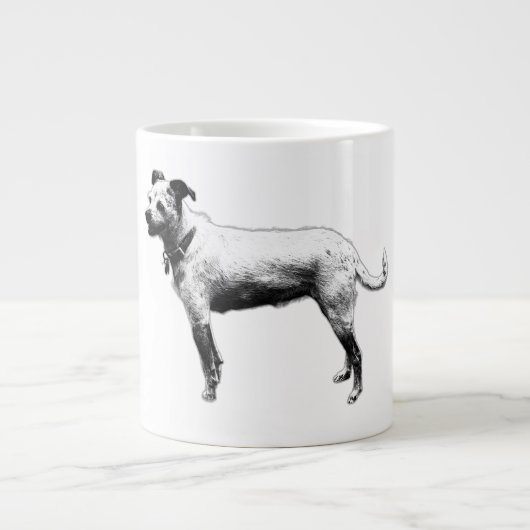 Prêt et convivial Terrier Mélange de café Mug (Devant)