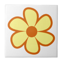 Pret Fun Funky 60-er 70-er Retro Bloem Keramische 