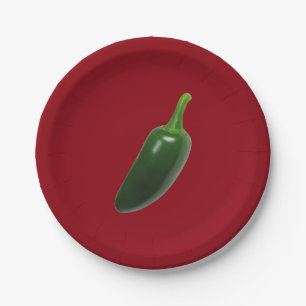 Pret & Kruidige Peper Jalapeno Papieren Bordje