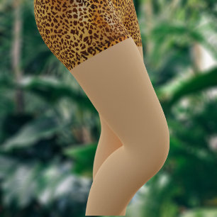 Pret leuk luipaardprint korte kostuumleggings leggings