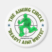 "Prêt ! Objectif ! Écrivez !" aimant (Devant)