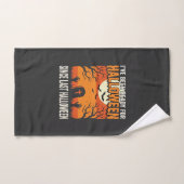 Prêt pour la conception de cimetière d'Halloween_1 (Serviette à main)