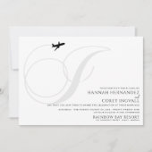 Prêt pour le décollage I Faire-part de mariage ini (Devant)