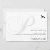 Prêt pour le décollage P Faire-part de mariage ini (Devant)