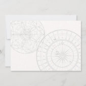 Prêt pour le décollage Y Faire-part de mariage ini (Dos)