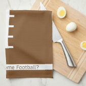 Prêt Pour Le Football Serviette Cuisine (Quart Plié)