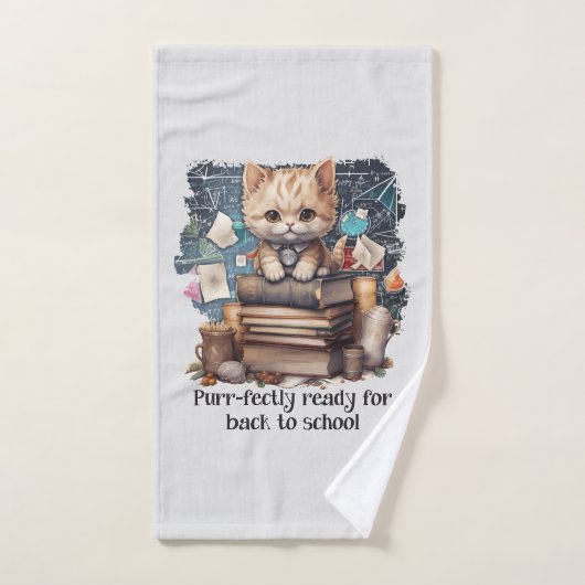 Prêt Pour Le Retour À L'École (Serviette à main)