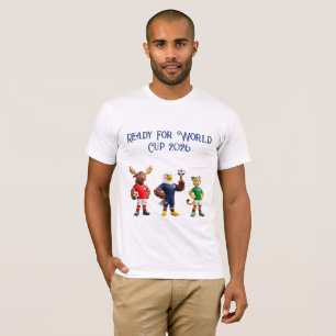 Prêt pour le T-Shirt des pays hôtes de la Coupe du