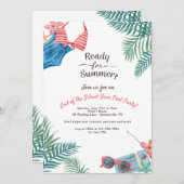 Prêt pour l'été ? Invitation (Devant / Derrière)