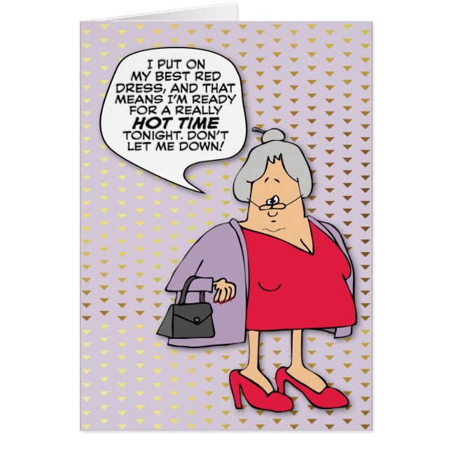 "Prêt pour un temps chaud" Funny Senior Birthday C (Devant)