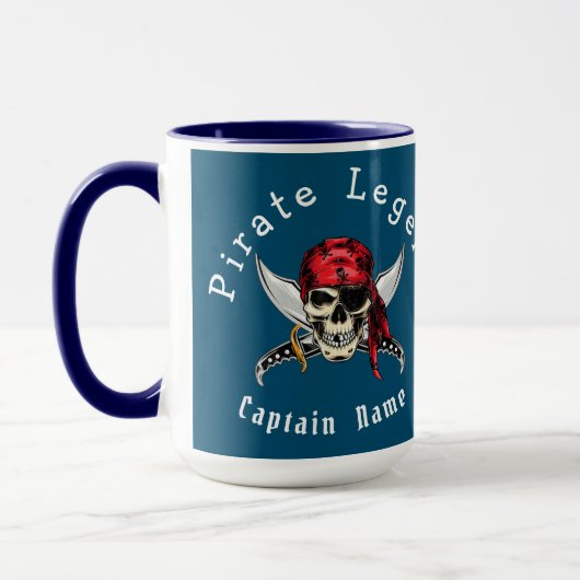 Prêt pour une Mug d'aventure pirate (Gauche)