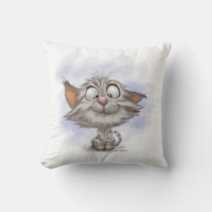 Pret tabby poesje cartoon kussen
