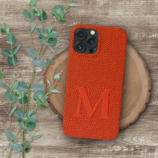 Pretbasketbal leerstructuurpatroon Case-Mate iPhone case