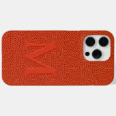 Pretbasketbal leerstructuurpatroon Case-Mate iPhone case (Achterkant (horizontaal))