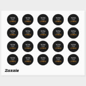 Pretend I'm A Lightbulb Funny Lazy Halloween Costu Ronde Sticker (Vel)