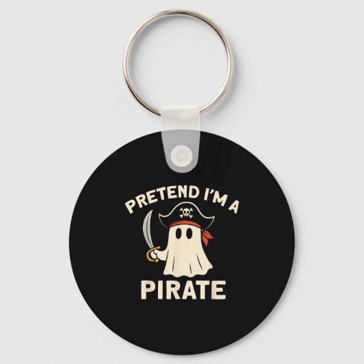 Pretend I'm A Rate Funny Halloween Ghost Costume M Sleutelhanger (Voorkant)
