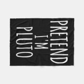 Pretend I'm Man Costume Matching Funny Halloween Fleece Deken (Voorkant (Horizontaal))